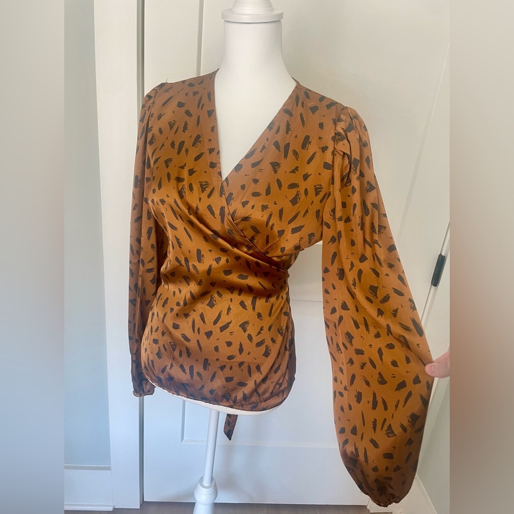 Vici Wrap Blouse - image 5